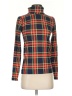 J.Crew 100% Cotton Plaid Red Long Sleeve Turtleneck Size S - photo 1