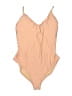 J.Crew Solid Tan Pink One Piece Swimsuit Size 14 - photo 1