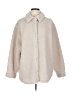 H&M 100% Polyester Ivory Faux Fur Jacket Size L - photo 1