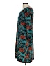 Aryeh Paisley Teal Casual Dress Size L - photo 5