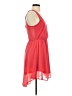 Lush 100% Polyester Solid Red Casual Dress Size S - photo 4