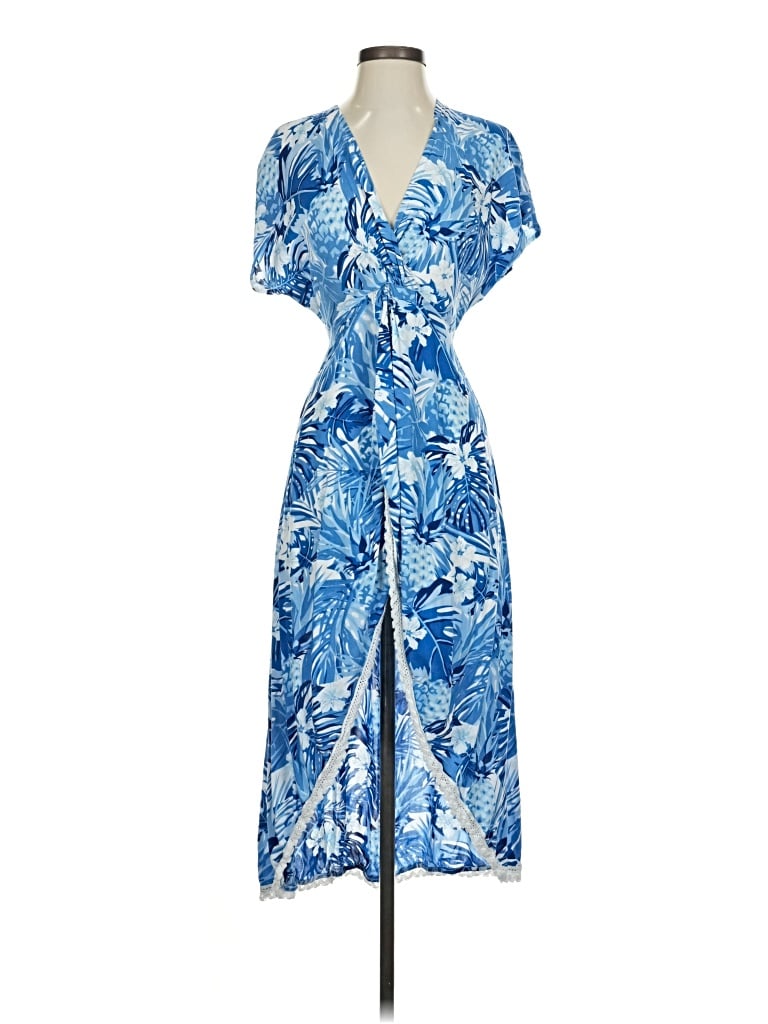 Pre-owned America & Beyond Casual Dress In Blue