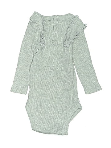 Baby Kiss Long Sleeve Onesie (view 2)
