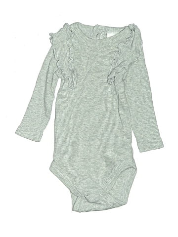 Baby Kiss Long Sleeve Onesie (view 1)