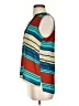 Francesca's 100% Polyester Teal Sleeveless Blouse Size S - photo 5