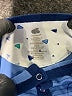 Just Born 100% Cotton Blue Long Sleeve Henley Size Newborn - photo 3