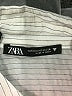 Zara Chevron-herringbone Ivory Long Sleeve Blouse Size XS - photo 7