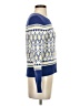 Ann Taylor LOFT Argyle Blue Pullover Sweater Size XS - photo 4