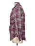 SO 100% Cotton Plaid Burgundy Long Sleeve Button-Down Shirt Size M - photo 5