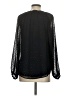 T Tahari 100% Polyester Black Long Sleeve Blouse Size XS - photo 2