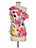 AGB 100% Polyester Pink Sleeveless Blouse Size M - photo 2