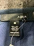 Aqua 100% Polyester Solid Black Casual Dress Size L - photo 6