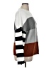 Fashion 100% Acrylic Color Block Gray Pullover Sweater Size XL - photo 4