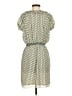 Max Edition 100% Polyester Print Green Casual Dress Size S - photo 2