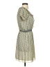 Max Edition 100% Polyester Print Green Casual Dress Size S - photo 4