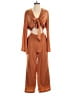 SNDYS. 100% Polyester Brown Tan Jumpsuit Size 2 - photo 1