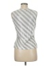 St. John Silver White Sleeveless Top Size M - photo 2