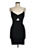 Zara Solid Black Cocktail Dress Size M - photo 1