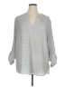 Carolina Belle 100% Polyester Gray 3/4 Sleeve Blouse Size 1X - photo 1