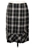 Harold's Plaid Black Formal Skirt Size 8 - photo 1