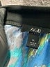 AGB Teal Short Sleeve Blouse Size XL - photo 7