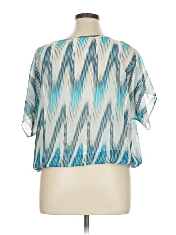 AB Studio Short Sleeve Blouse (view 2)
