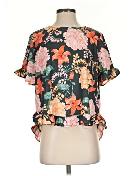 Double Take Short Sleeve Blouse