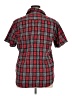 Free Planet 100% Cotton Plaid Red Short Sleeve Button-Down Shirt Size XL - photo 2