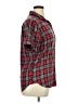 Free Planet 100% Cotton Plaid Red Short Sleeve Button-Down Shirt Size XL - photo 4
