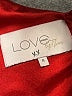 Love by Theia Solid Red Jumpsuit Size 4 - photo 4