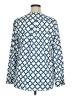 C. Wonder 100% Polyester Blue Long Sleeve Blouse Size 14 - photo 2