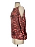 Karina Grimaldi Animal Print Red Sleeveless Blouse Size S - photo 5