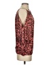 Karina Grimaldi Animal Print Red Sleeveless Blouse Size S - photo 4