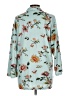 Natori Floral Teal 3/4 Sleeve Blouse Size L - photo 2