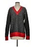 Rag & Bone Chevron-herringbone Gray Wool Pullover Sweater Size S - photo 1