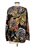 Tribal Floral Gray Pullover Sweater Size S - photo 2