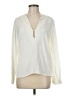 Karina Grimaldi 100% Rayon Ivory Long Sleeve Blouse Size M - photo 1