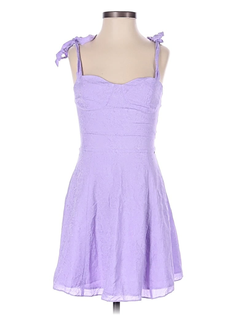 Pre-owned Armani Exchange Cocktail Dress In Purple