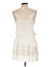 Ramy Brook 100% Polyester Ivory Cocktail Dress Size L - photo 2