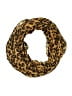 Unbranded Animal Print Yellow Brown Scarf One size - photo 1