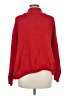Express Solid Red Turtleneck Sweater Size M - photo 2