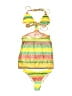 Unbranded Print Yellow One Piece Swimsuit Size S - photo 1