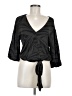 Z Supply Black 3/4 Sleeve Blouse Size M - photo 1