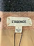 L'Agence Chevron-herringbone Gold Shorts Size Med (2) - photo 3