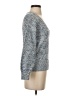 White House Black Market Tweed Blue Pullover Sweater Size XS - photo 4