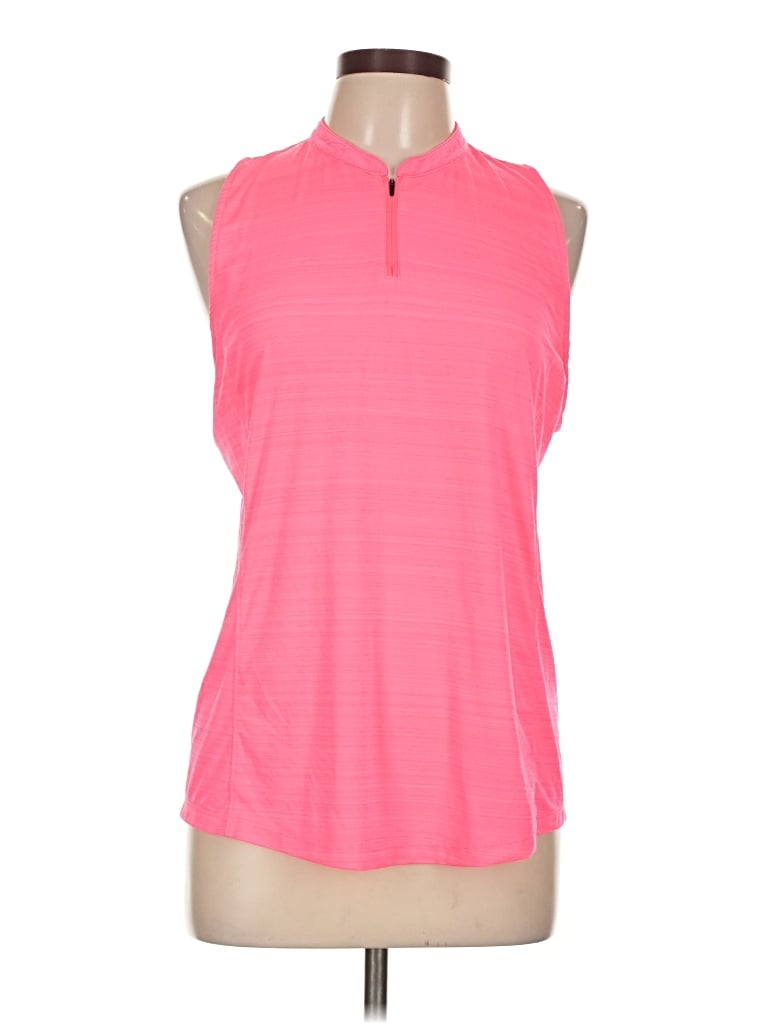 Pre-owned Slazenger Sleeveless T-shirt In Pink