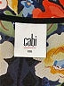 CAbi 100% Polyester Floral Black Long Sleeve Blouse Size S - photo 7