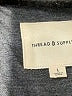Thread & Supply 100% Polyester Plaid Gray Fleece Size L - photo 6