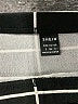Shein Checkered-gingham Black Formal Skirt Size 4 - photo 4