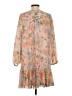 Taylor 100% Polyester Floral Tan Casual Dress Size 0 - photo 2